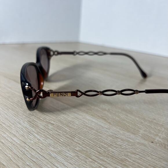 Fendi F61 Cate Sunglasses FRAMES ONLY Brown 52-18 main image 3